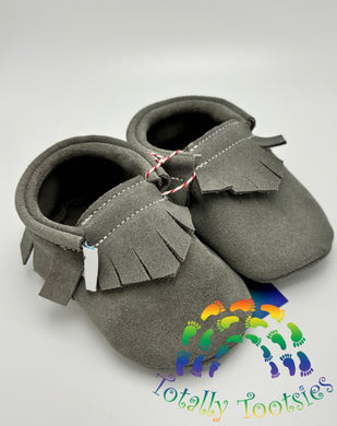 Leather Moccasins Size 9-12m-Ready to ship