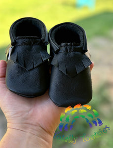 Leather Moccasins Size 12-18m-Ready to ship